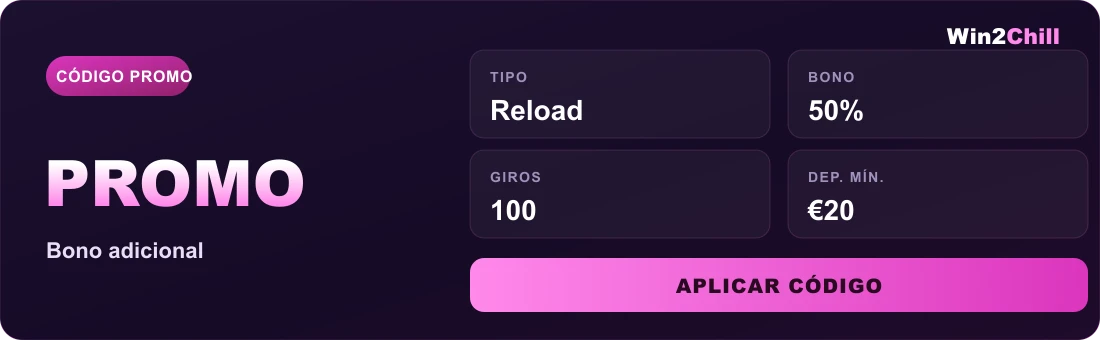 Win2Chill Casino promo code